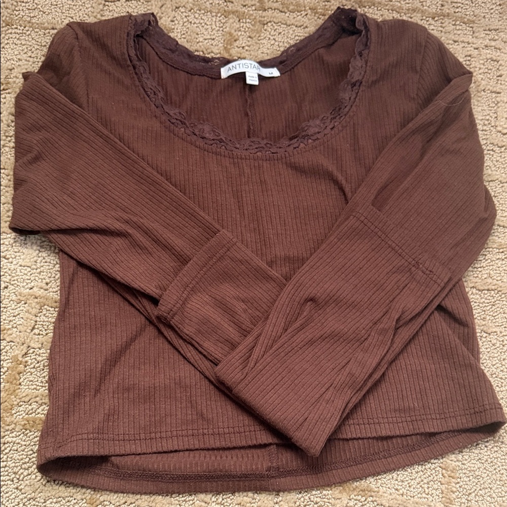 ANTISTAR cropped long sleeve